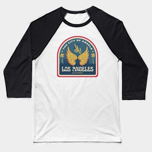 Vintage Los Angeles Print Baseball T-Shirt